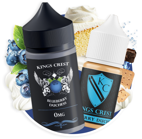 Kings Crest Blueberry Duchess 120ml - 3MG